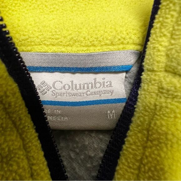 Columbia Fleece Zip Up Jacket Size Medium - Picture 4 of 10